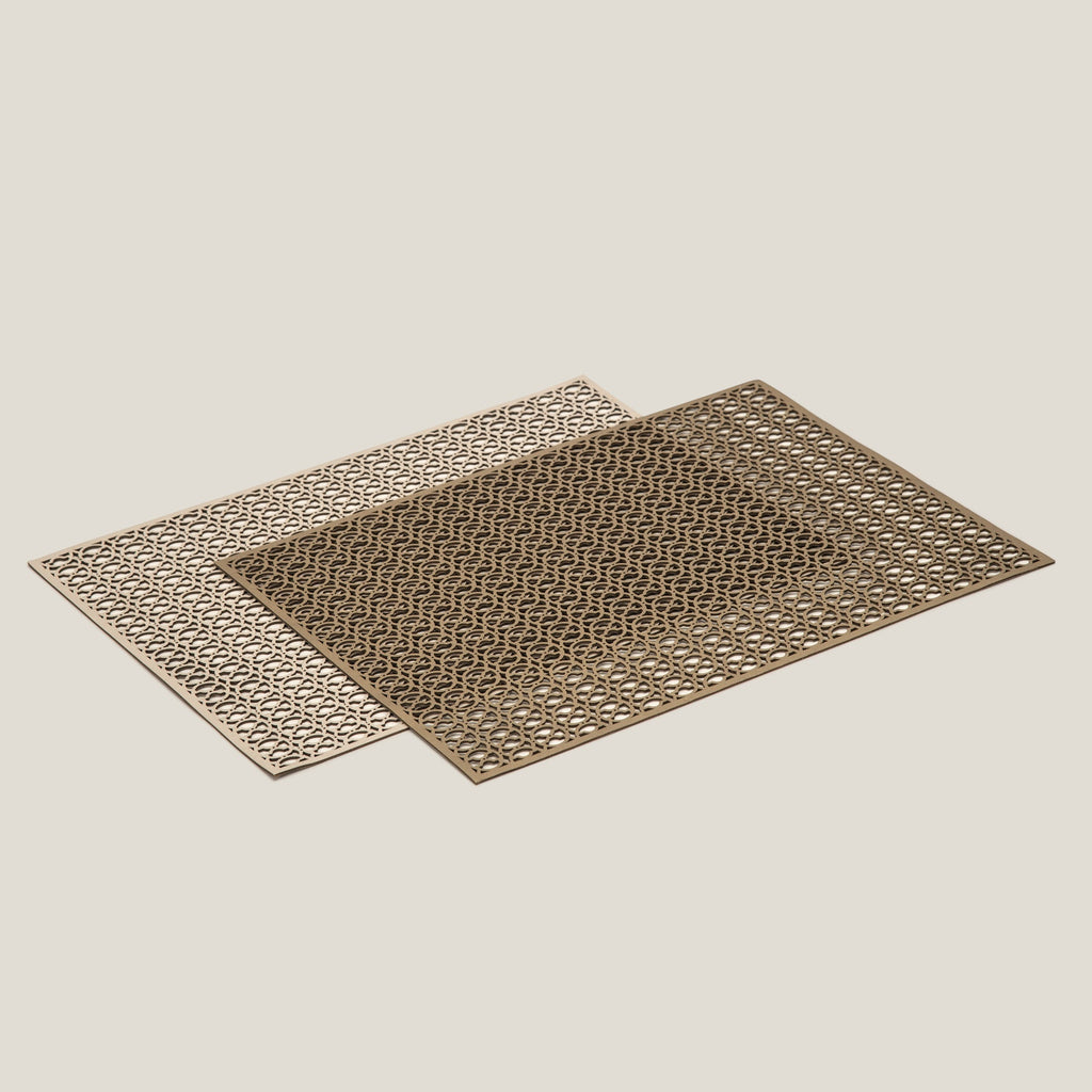 Zahavi Gold Placemat Set Of 2