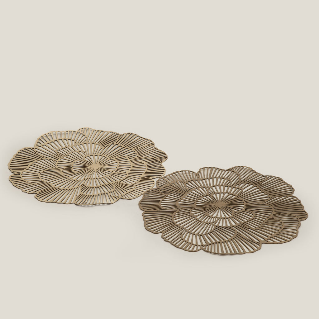 Poppy Golden Placemat Set Of 2