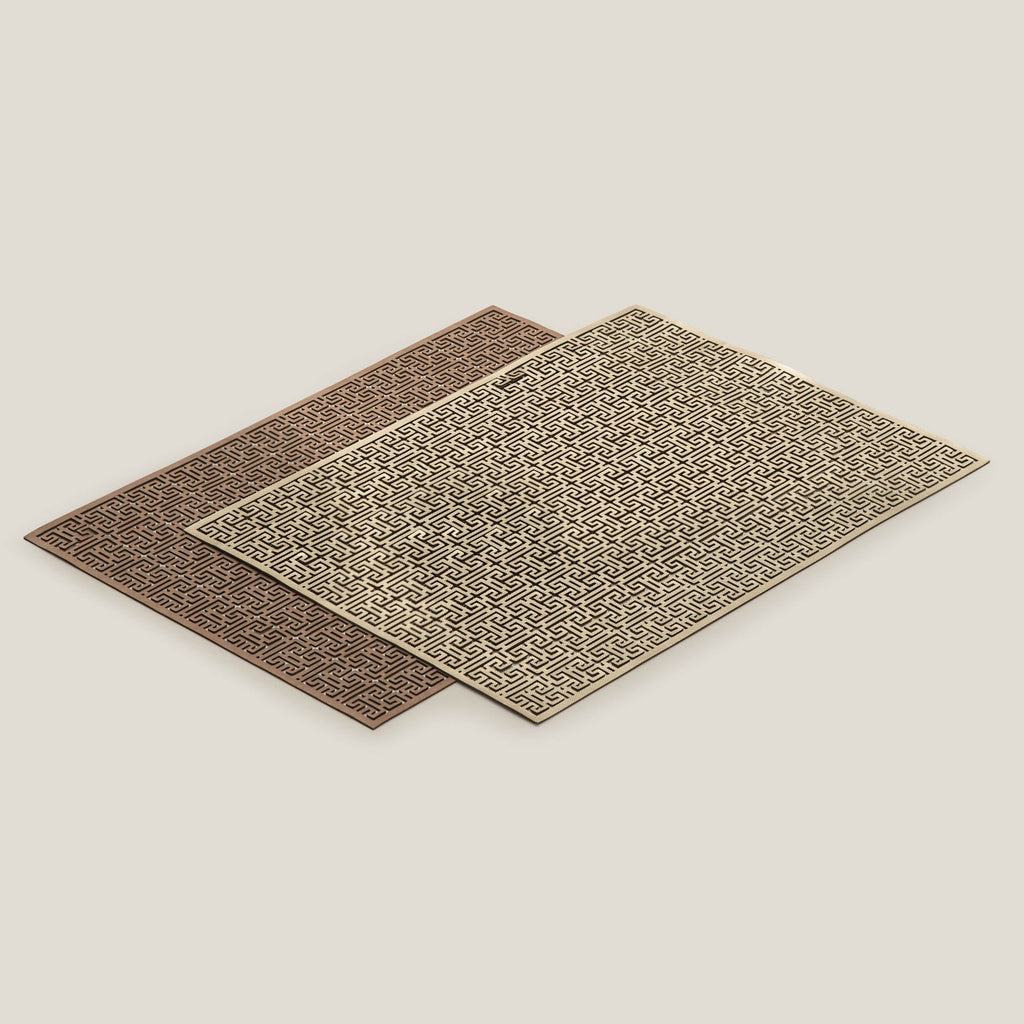 Golden Placemat Set Of 2