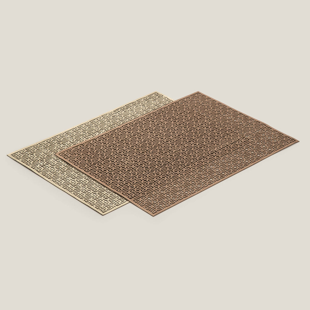 Golden Placemat Set Of 2