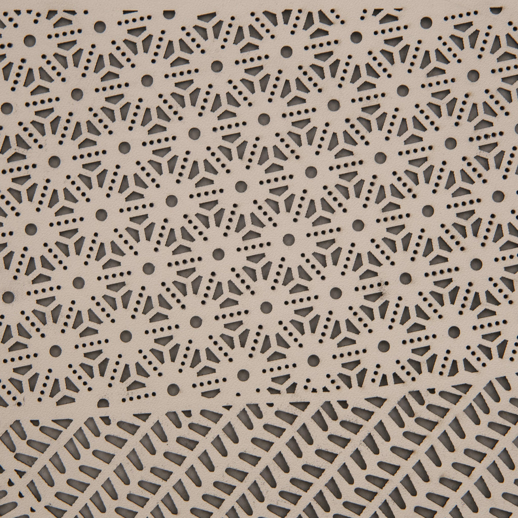 Pixel Dull Golden & Beige Placemat Set of 2