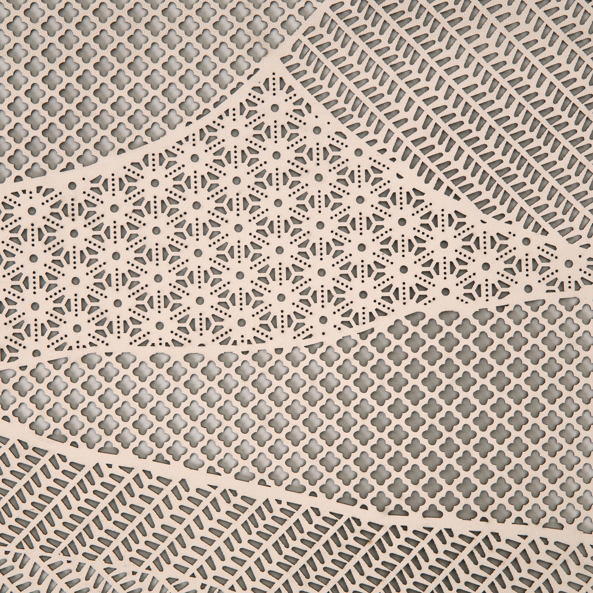 Pixel Dull Golden & Beige Table Runner