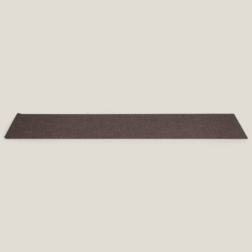 Luxe Textura Brown Table Runner