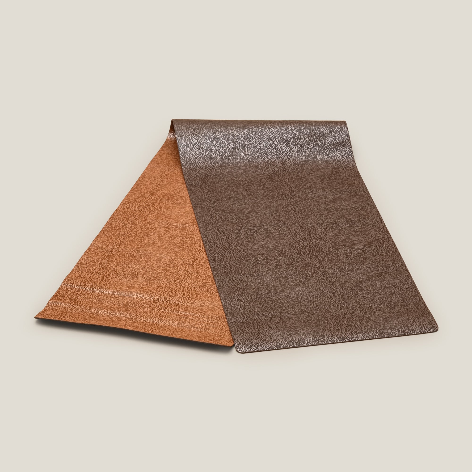 Mosaic Rust & Grey Table Runner