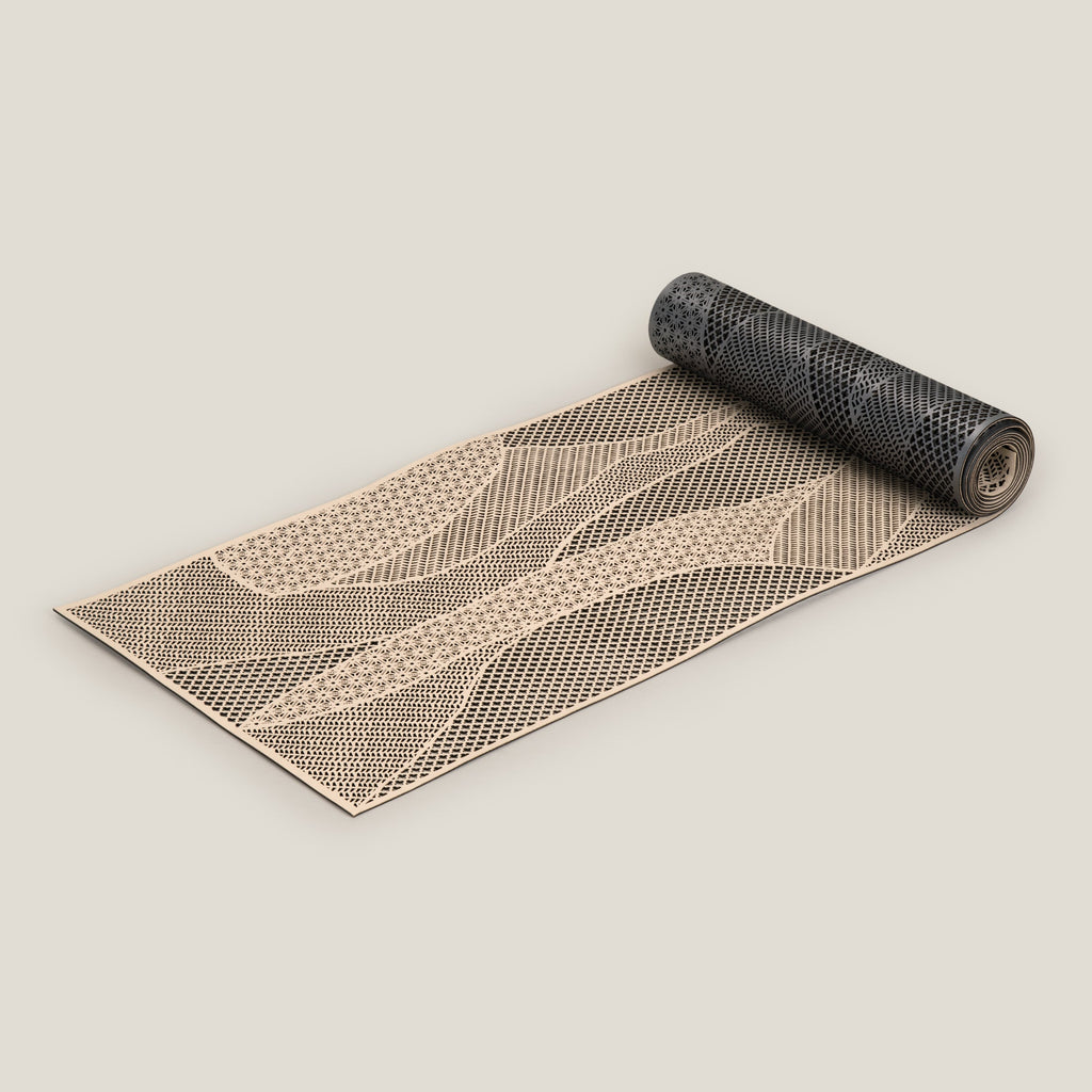 Lumina Beige & Dull Golden Runner